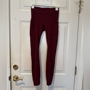 lululemon athletica Burgundy Speed Up Tight 28in: